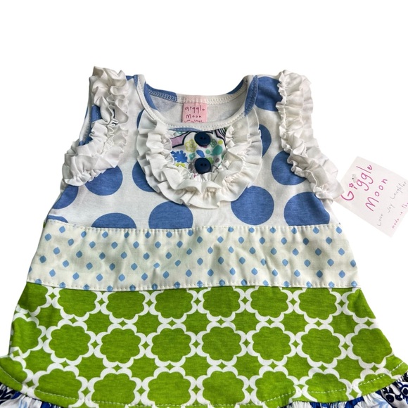 Giggle Moon NWT 2T Tiered Toddler Dress - Picture 3 of 8